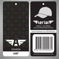 Aerial Cap Black Tag